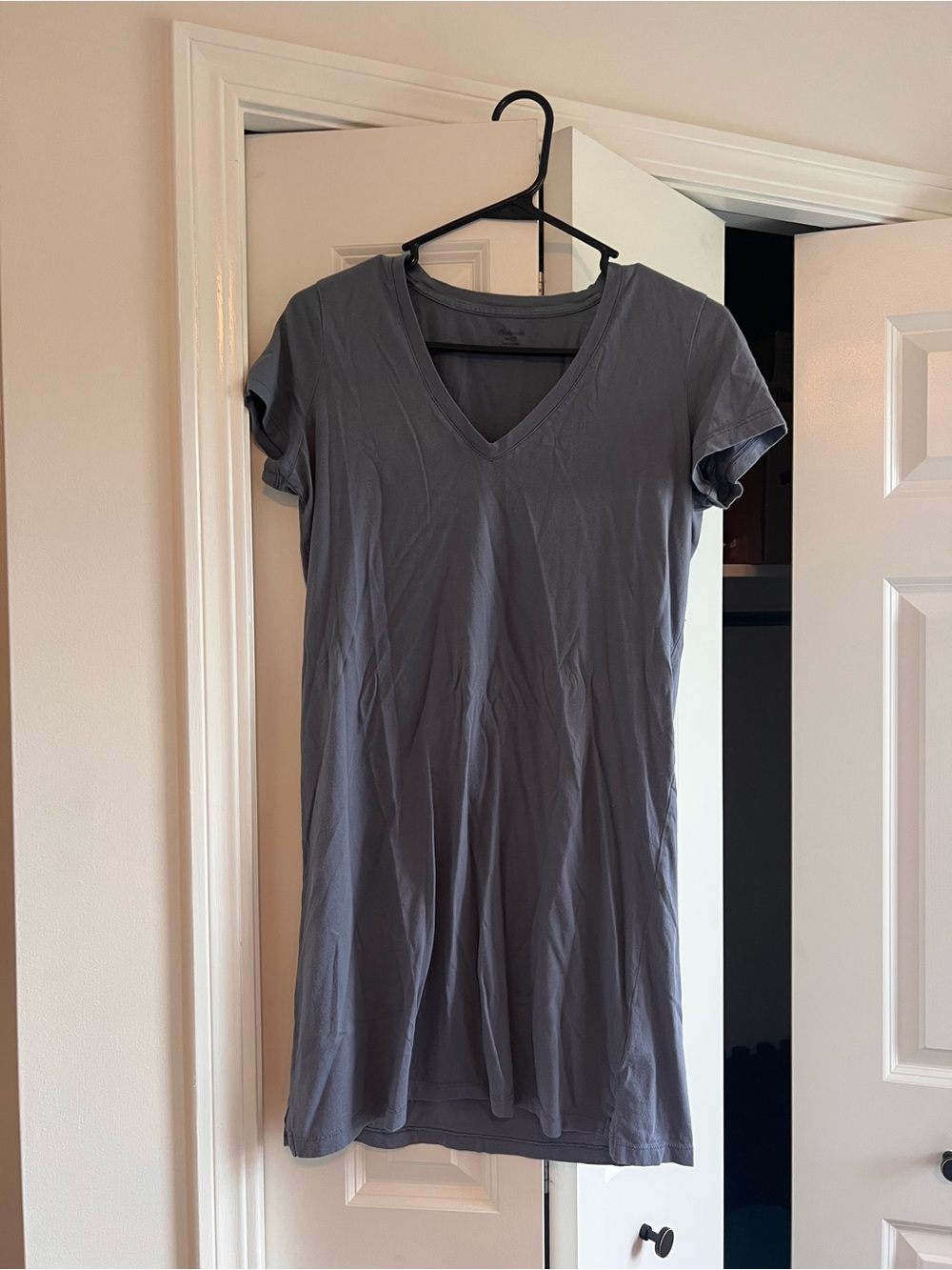 Madewell V-Neck Short Sleeve T-Shirt Dress